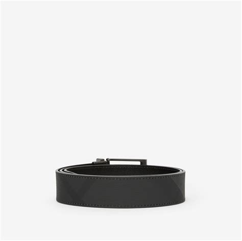 burberry charles check belt|Reversible Check Belt in Charcoal/graphite .